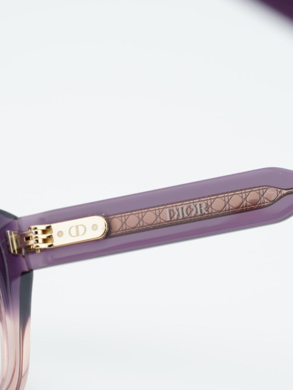 Dior DIORPRISMEO B1F 6200 Eyeglasses Purple/Pink 52mm Square Frame - Picture 2 of 10